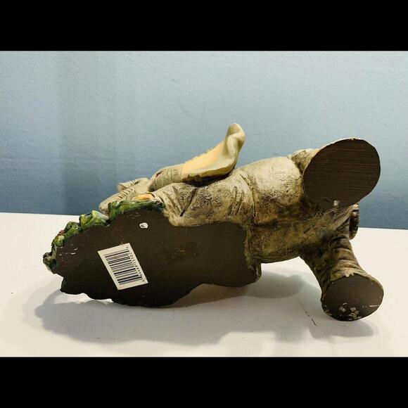 Tuskers Baby Elephant playing with Friend Figurine Sloth Large Ears Vintage - Picture 10 of 11